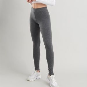 Charcoal Mid Rise Leggings